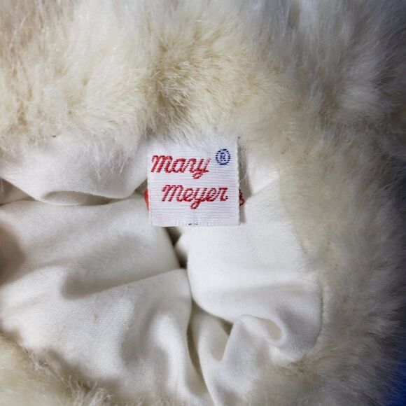 Adorable Vintage Mary Meyer White Bunny Rabbit Hand Puppet Plush Stuffed Animal - Picture 9 of 11